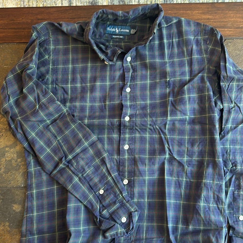Ralph Lauren button down shirt, medium